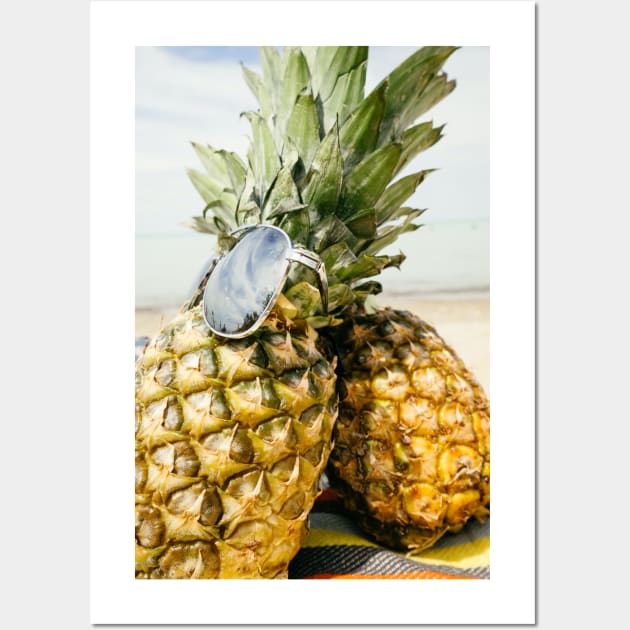 Fun Summer Pineapples Wall Art by NewburyBoutique